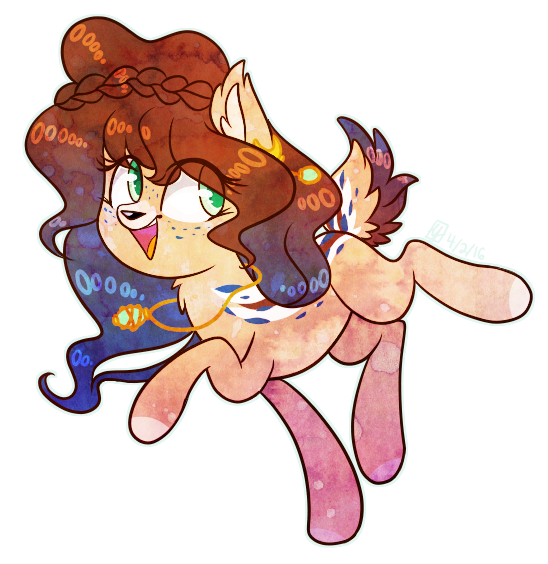 Size: 548x564 | Tagged: safe, artist:spacechickennerd, derpibooru import, oc, oc:eventide, unofficial characters only, deer pony, original species, solo