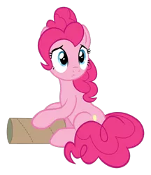 Size: 834x967 | Tagged: artist:poniiandii, derpibooru import, pinkie pie, sad, safe, simple background, sitting, solo, svg, .svg available, the gift of the maud pie, transparent background, vector