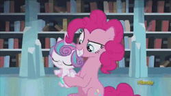 Size: 480x270 | Tagged: animated, derpibooru import, flurry heart ruins everything, hammerspace, harry potter, pinkie pie, princess flurry heart, rarity, safe, shining armor, sirius black, spike, spoilers for another series, starlight glimmer, the crystalling