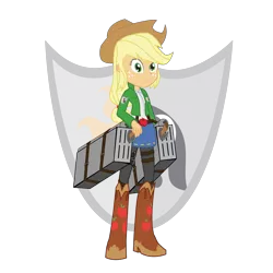 Size: 4000x4000 | Tagged: safe, artist:amante56, derpibooru import, applejack, equestria girls, attack on titan, crossover, simple background, solo, transparent background, vector