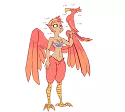 Size: 1000x900 | Tagged: artist needed, derpibooru import, duo, female, harpy, implied bestiality, mother and daughter, oc, oc:pluma, offspring, parent:philomena, philomena, safe, satyr, simple background, source needed, white background
