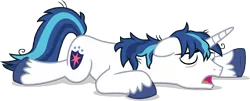 Size: 11070x4463 | Tagged: absurd resolution, artist:luckreza8, derpibooru import, inkscape, open mouth, safe, shining armor, simple background, sleeping, solo, .svg available, the crystalling, transparent background, vector