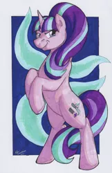 Size: 2190x3370 | Tagged: 2016, artist:stormblaze-pegasus, buck, buck2016, derpibooru import, for sale, rearing, safe, signature, solo, starlight glimmer