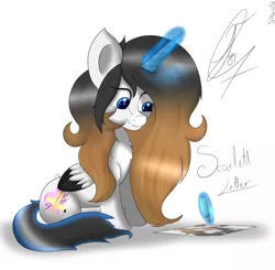 Size: 2037x2000 | Tagged: safe, artist:nexcoyotlgt, artist:scarlett-letter, derpibooru import, oc, oc:scarlett letter, unofficial characters only, alicorn, pony, alicorn oc, solo