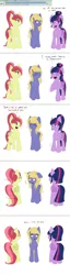 Size: 1332x5202 | Tagged: artist:nihithebrony, derpibooru import, not twilight sparkle, oc, oc:cherry, oc:myrtle, oc:summer, safe, tulpa, unofficial characters only