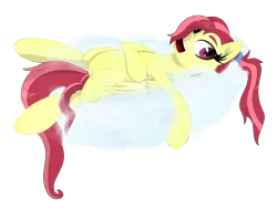 Size: 2000x1500 | Tagged: artist:nihithebrony, cloud, derpibooru import, oc, oc:cherry, safe, simple background, solo, transparent background, tulpa, unofficial characters only