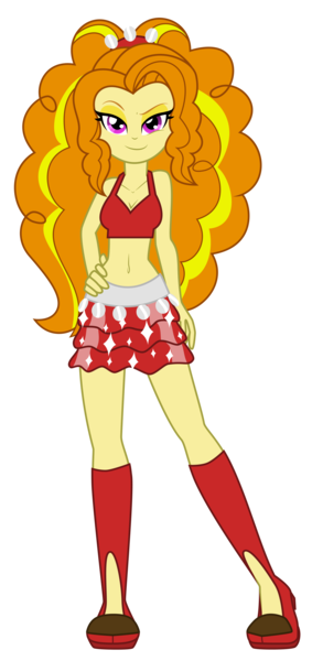 Size: 3000x6368 | Tagged: safe, artist:discorded-joker, derpibooru import, adagio dazzle, equestria girls, absurd resolution, belly button, boots, bra, clothes, commission, crop top bra, crossover, disney, gazelle (zootopia), knee-high boots, midriff, miniskirt, simple background, skirt, solo, transparent background, underwear, zootopia