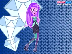 Size: 800x600 | Tagged: safe, artist:cg1995, banned from derpibooru, deleted from derpibooru, derpibooru import, amethyst star, equestria girls, life is a runway, rainbow rocks, clothes, dress, image, jpeg, starsue
