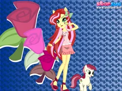 Size: 800x600 | Tagged: safe, artist:cg1995, derpibooru import, roseluck, equestria girls, life is a runway, rainbow rocks