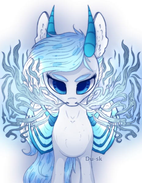 Size: 1024x1321 | Tagged: artist:du-sk, blurry, cool, derpibooru import, dracony, dragon, epic, eyebrows, eyes open, glow, hybrid, oc, oc:crystal vision, safe, shading, smoke, solo, unofficial characters only