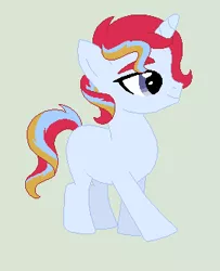 Size: 271x333 | Tagged: safe, artist:targetgirl, derpibooru import, oc, unofficial characters only, pony, unicorn, blank flank, colt, foal, green background, magical lesbian spawn, magical threesome spawn, male, multiple parents, offspring, parent:moondancer, parent:sunset shimmer, parent:trixie, parents:suntrix, parents:trickdancer, parents:tricksundancer, simple background, solo