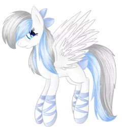 Size: 1300x1300 | Tagged: safe, artist:mufflinka, derpibooru import, oc, oc:avalon rose, unofficial characters only, pegasus, pony, ballet slippers, solo