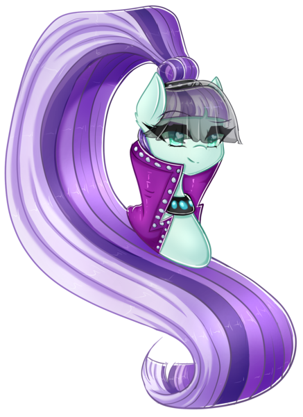 Size: 1280x1756 | Tagged: safe, artist:fluffymaiden, derpibooru import, coloratura, countess coloratura, heart eyes, ponytail, simple background, solo, transparent background, vector, veil, wingding eyes