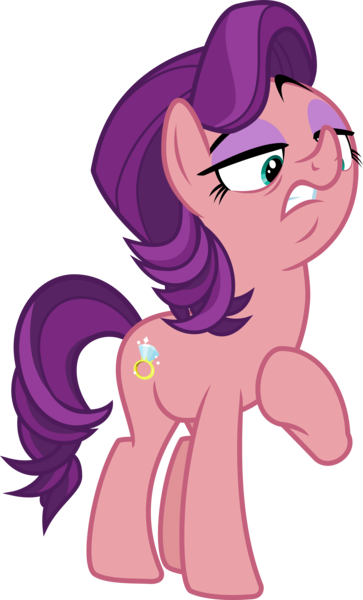 Size: 6326x10445 | Tagged: safe, artist:cheezedoodle96, artist:luckreza8, derpibooru import, edit, vector edit, spoiled rich, earth pony, pony, crusaders of the lost mark, .svg available, absurd resolution, female, hooves to the chest, inkscape, mare, nude edit, raised eyebrow, raised hoof, simple background, solo, svg, transparent background, vector