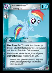 Size: 358x500 | Tagged: ccg, derpibooru import, enterplay, filly, marks in time, merchandise, rainbow dash, safe