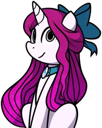 Size: 1793x2256 | Tagged: safe, artist:furrgroup, derpibooru import, oc, oc:princess adelaide, unofficial characters only, crystal pony, pony, unicorn, crystal unicorn, cute, necklace, solo