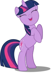 Size: 3693x5000 | Tagged: safe, artist:dashiesparkle, artist:hawk9mm, derpibooru import, twilight sparkle, pony, unicorn, sweet and elite, .svg available, absurd resolution, cute, eyes closed, female, mare, open mouth, ponyscape, rearing, simple background, solo, transparent background, twiabetes, unicorn twilight, vector