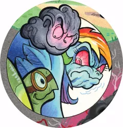 Size: 575x600 | Tagged: angry, artist:andypriceart, crying, derpibooru import, do i look angry, dreary, edit, faic, idw, rage, rainbow dash, rainbow douche, semi-grimdark, spoiler:comic, spoiler:comic41, tank