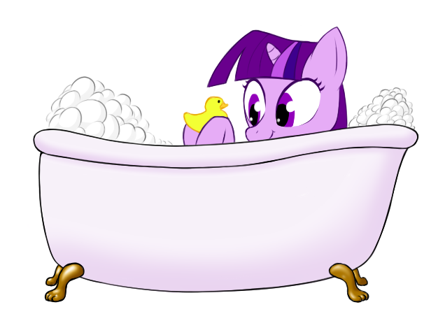 Size: 616x449 | Tagged: artist:lovepaddles, derpibooru import, female, filly, foal, mentally advanced series, rubber duck, safe, solo, twilight sparkle