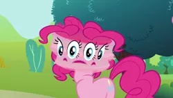 Size: 1280x720 | Tagged: derpibooru import, great moments in animation, pinkie pie, putting your hoof down, safe, screencap, smear frame, solo
