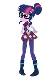 Size: 8000x12800 | Tagged: safe, artist:evil-sparkle, derpibooru import, sci-twi, twilight sparkle, equestria girls, friendship games, absurd resolution, archery, archery clothes, boots, glasses, magic capture device, simple background, solo, sports, transparent background, vector