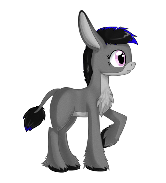 Size: 700x768 | Tagged: artist:crazywolfgirl, derpibooru import, donkey, oc, oc:tara, safe, solo, unofficial characters only