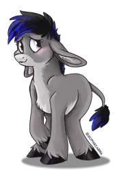 Size: 539x800 | Tagged: artist:spainfischer, cute, derpibooru import, donkey, female, floppy ears, oc, oc:tara, safe, simple background, solo, transparent background, unofficial characters only, unshorn fetlocks