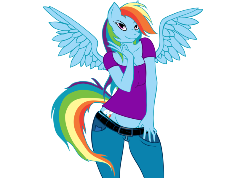 877784 Anthro Artist Metalfoxxx Artist Romus91 Breasts Busty Rainbow Dash Cleavage