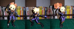 Size: 2395x950 | Tagged: safe, derpibooru import, applejack, equestria girls, action figure, blackarachnia, crossover, doll, equestria girls minis, eqventures of the minis, hat tip, toy, transformers, transformers animated