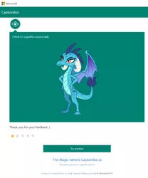 Size: 1030x1236 | Tagged: artist:drakizora, captionbot, derpibooru import, dragon, gauntlet of fire, graffiti covered wall, microsoft, princess ember, safe, solo, .svg available, vector