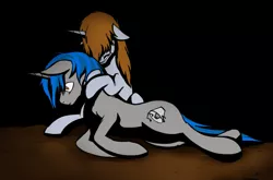 Size: 3371x2219 | Tagged: safe, artist:tsand106, derpibooru import, oc, oc:homage, oc:littlepip, unofficial characters only, pony, unicorn, fallout equestria, fanfic, clothes, crying, dead, fanfic art, female, floppy ears, hooves, horn, mare, teeth