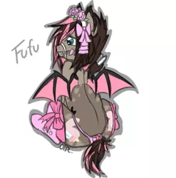 Size: 669x676 | Tagged: safe, artist:otpl, derpibooru import, oc, oc:fufu, unofficial characters only, bat pony, pony, solo