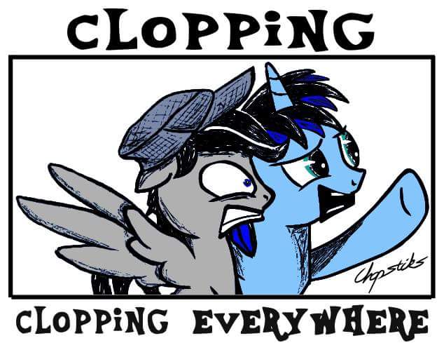 Size: 634x499 | Tagged: artist:chopsticks, clop, clopping, derpibooru import, joke, meme, oc, oc:chopsticks, oc:swift blade, questionable, reference, unofficial characters only, x x everywhere