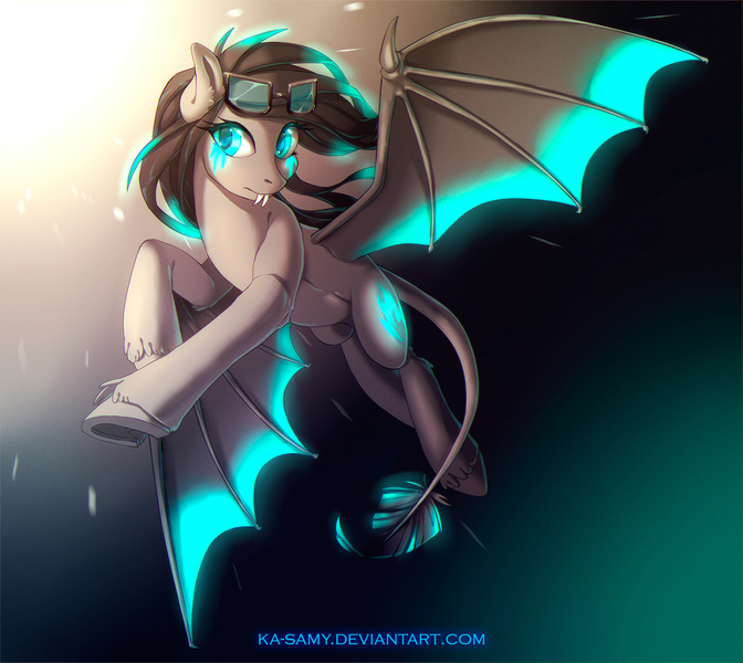 Size: 1200x1072 | Tagged: safe, artist:ka-samy, derpibooru import, oc, unofficial characters only, bat pony, pony, solo