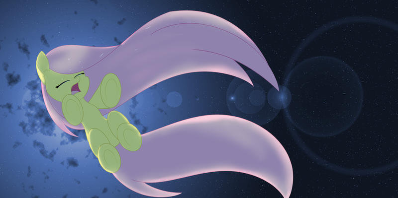 Size: 1024x511 | Tagged: artist:dusthiel, crying, derpibooru import, falling, fluttershy, night, nightmare, safe, solo, wingless