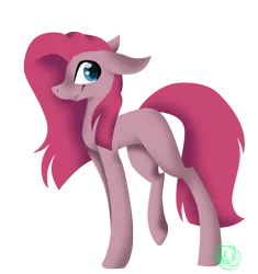 Size: 1600x1700 | Tagged: artist:immagoddampony, derpibooru import, lineless, pinkamena diane pie, pinkie pie, safe, solo