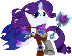 Size: 1008x792 | Tagged: clothes, cosplay, costume, crossover, derpibooru import, league of legends, rarity, safe, simple background, solo, taric, transparent background, update, vector