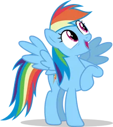 Size: 6000x6746 | Tagged: absurd resolution, artist:luckreza8, cute, derpibooru import, looking up, open mouth, rainbow dash, safe, shadow, simple background, solo, .svg available, transparent background, vector