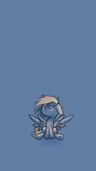 Size: 720x1280 | Tagged: artist:spontaneouspotato, derpibooru import, lock screen, rainbow dash, safe, solo