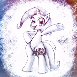 Size: 1024x1024 | Tagged: safe, artist:remyroez, derpibooru import, trixie, pony, unicorn, female, garter, mare, solo