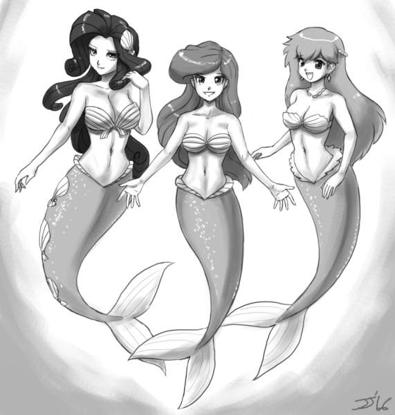 Breast Mermaid Drawings