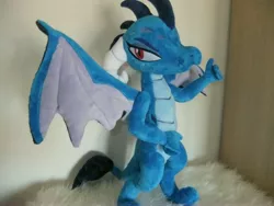 Size: 4000x3000 | Tagged: artist:masha05, derpibooru import, dragon, irl, photo, plushie, princess ember, safe, solo, that was fast, thumbs up