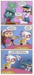 Size: 365x810 | Tagged: artist:nauth, ask, carnivore, comic, copper top, derpibooru import, herbivore, herbivore vs carnivore, human, oc, oc:alissa, oc:talisa pierce, oc:twinkle bun, predator, prey, safe, tumblr, vegetarian