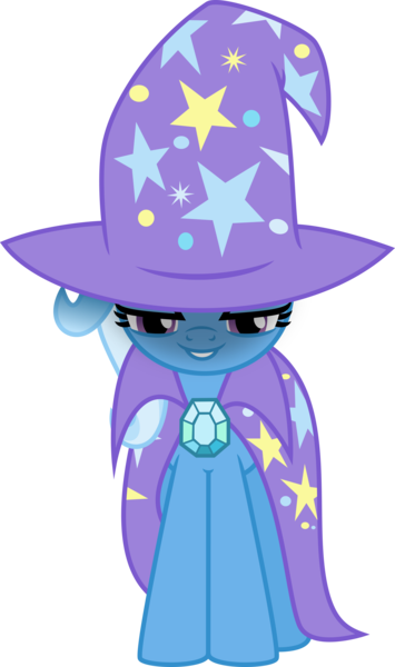 Size: 3289x5559 | Tagged: safe, artist:osipush, derpibooru import, trixie, pony, unicorn, no second prances, cape, clothes, female, hat, inkscape, mare, simple background, solo, that was fast, transparent background, trixie's glare, vector, wizard hat