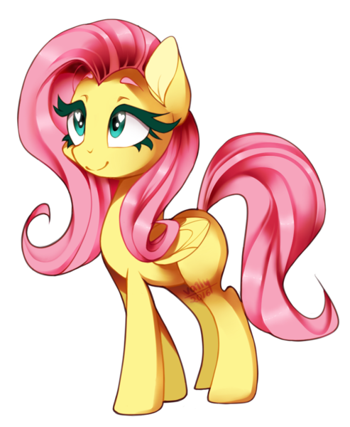 Size: 824x1003 | Tagged: safe, artist:va1ly, derpibooru import, fluttershy, solo