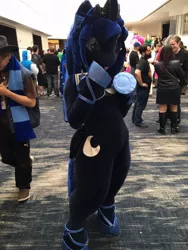 Size: 600x800 | Tagged: artist:kolshica, babscon, babscon 2016, clothes, cosplay, costume, cute, derpibooru import, fursuit, human, irl, irl human, photo, princess luna, safe, solo