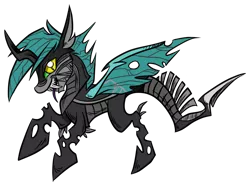 Size: 1024x761 | Tagged: safe, artist:azuredreamerrode, derpibooru import, oc, oc:mercury twist, unofficial characters only, changeling, original species, insectoid, male, solo