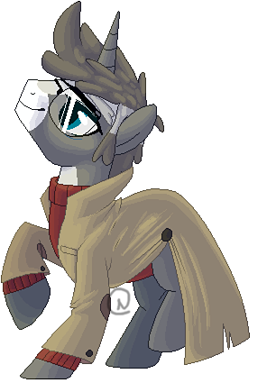 Size: 306x425 | Tagged: safe, artist:nazori, derpibooru import, oc, ponified, unofficial characters only, pony, unicorn, base used, clothes, ford pines, glasses, gravity falls, horn, image, male, png, raised hoof, simple background, solo, stallion, transparent background, unicorn oc