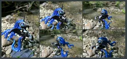 Size: 4080x1913 | Tagged: artist:lordandemon, craft, derpibooru import, nightmare moon, rearing, safe, sculpture, solo, spread wings