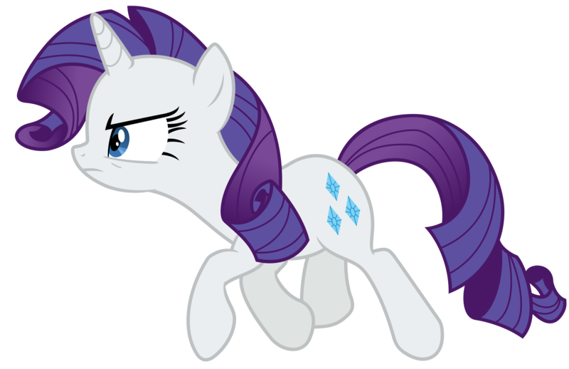 Size: 6800x4400 | Tagged: safe, artist:reginault, derpibooru import, rarity, pony, unicorn, inspiration manifestation, absurd resolution, determined, simple background, solo, transparent background, trotting, vector